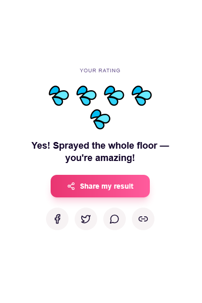 Step 7: Bragging rights